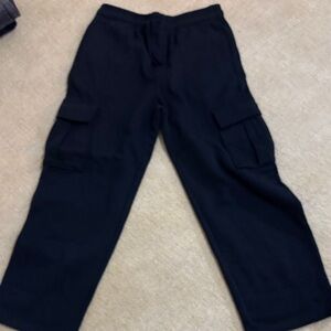 RSQ Black Cargo Sweatpants